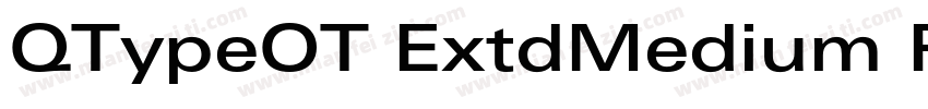 QTypeOT ExtdMedium Regular字体转换